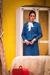 Actors from Giffnock Theatre Players performing the stage play - Plaza Suite by Neil Simon