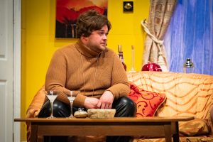 Actors from Giffnock Theatre Players performing the stage play - Plaza Suite by Neil Simon