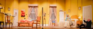 Actors from Giffnock Theatre Players performing the stage play - Plaza Suite by Neil Simon