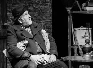 Actors from Giffnock Theatre Players performing the stage play - The Cripple of Inishmaan by Martin McDonagh