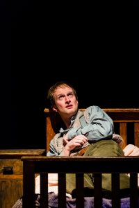 Actors from Giffnock Theatre Players performing the stage play - The Cripple of Inishmaan by Martin McDonagh