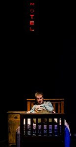 Actors from Giffnock Theatre Players performing the stage play - The Cripple of Inishmaan by Martin McDonagh
