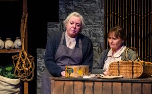 Actors from Giffnock Theatre Players performing the stage play - The Cripple of Inishmaan by Martin McDonagh