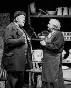 Actors from Giffnock Theatre Players performing the stage play - The Cripple of Inishmaan by Martin McDonagh