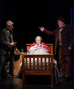 Actors from Giffnock Theatre Players performing the stage play - The Cripple of Inishmaan by Martin McDonagh