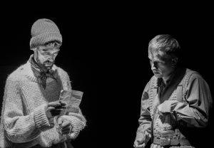 Actors from Giffnock Theatre Players performing the stage play - The Cripple of Inishmaan by Martin McDonagh