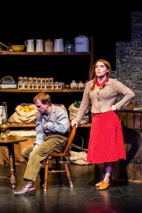 Actors from Giffnock Theatre Players performing the stage play - The Cripple of Inishmaan by Martin McDonagh
