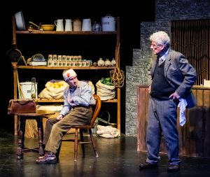 Actors from Giffnock Theatre Players performing the stage play - The Cripple of Inishmaan by Martin McDonagh