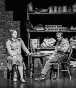 Actors from Giffnock Theatre Players performing the stage play - The Cripple of Inishmaan by Martin McDonagh