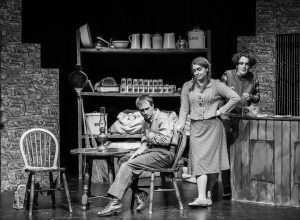 Actors from Giffnock Theatre Players performing the stage play - The Cripple of Inishmaan by Martin McDonagh