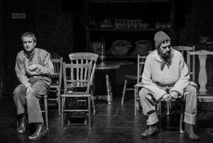 Actors from Giffnock Theatre Players performing the stage play - The Cripple of Inishmaan by Martin McDonagh