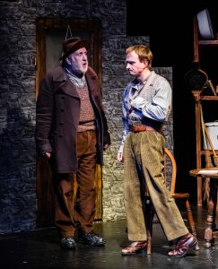 Actors from Giffnock Theatre Players performing the stage play - The Cripple of Inishmaan by Martin McDonagh
