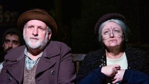 Actors from Giffnock Theatre Players performing the stage play - The Cripple of Inishmaan by Martin McDonagh